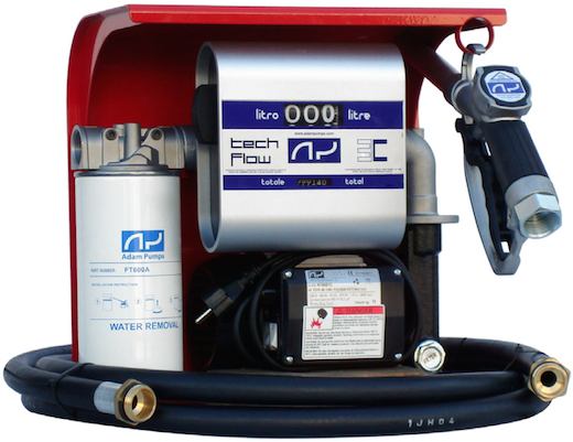 Adam Pumps for Diesel Transfer 60L/min, 2Bar, 370W Hi-Tech60 - Click Image to Close